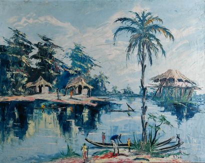 ETUA ? (African school of the 1950s/1960s)
Village...