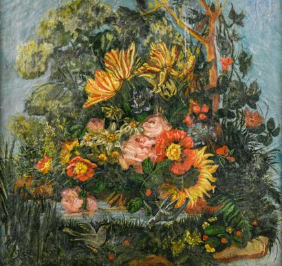20th century school
Bouquet of flowers with...