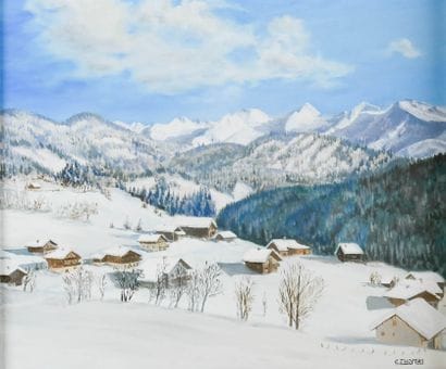 Claude THOMAS (born 1932)
Chalets in the...