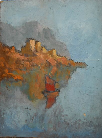 Hippolyte LÉTY (1878-1959)
Red Sailboat on...