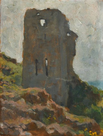 Hippolyte LÉTY (1878-1959)
Ruins at Mondragon...