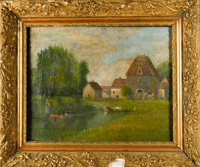 Naive school from the late 19th century
Lively...