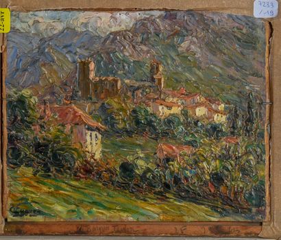 Victor CUGUEN (1882-1969)
Boats in Toulon
Oil...