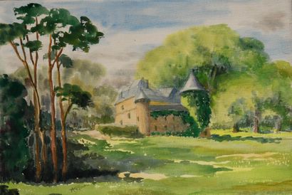 Francis COIGNET (1893-1951)
Château du Moulin...
