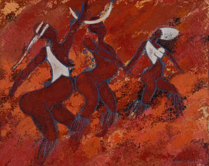 Radu FOCSA (born 1946)
Dancers
Acrylic on...