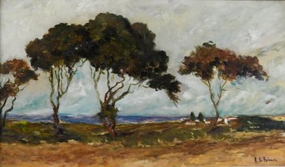 R. DI PALMA (20th century)
Italian landscape...