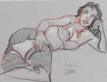 Jean-Pierre CEYTAIRE (born 1946) 
Anna, Reclining...