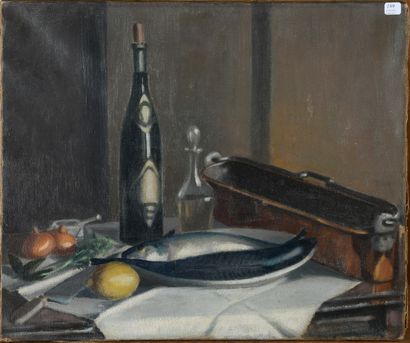 Pierre LAROCHE (1893-1982)
Fish on a Plate,...