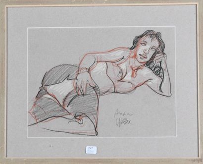 Jean-Pierre CEYTAIRE (born 1946) 
Anna, Reclining...