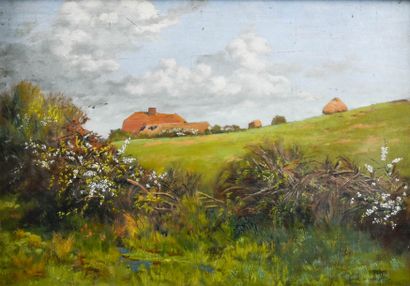 Charles LACOUR (1861-1949)
The Baechard Farm...