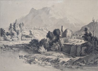 Early 19th century French school
Bucolic...
