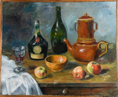 Bernard PAYS (born 1940)
Apples, bottles...