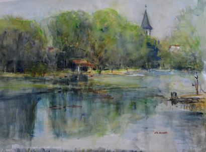 Christian ROYER (1938-2019)
Landscape at...