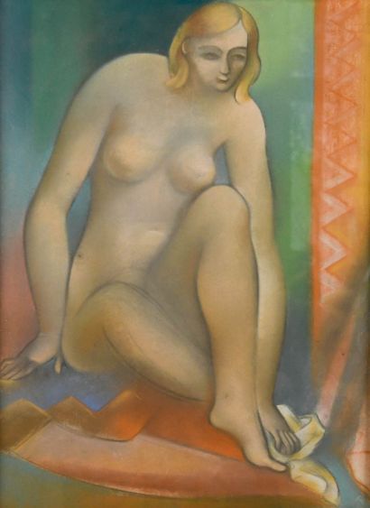 Nicolas POLIAKOFF (1899-1976)
Seated woman
Pastel...
