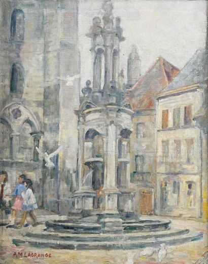 Anne-Marie LAGRANGE (1903-2000)
Fountain...