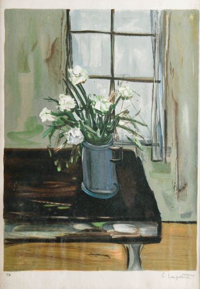 Georges LAPORTE (1926-2000)
Bouquet de fleurs...
