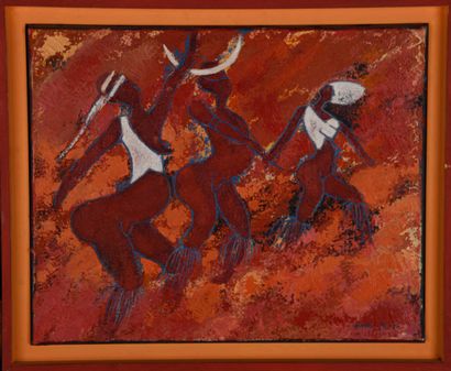 Radu FOCSA (born 1946)
Dancers
Acrylic on...