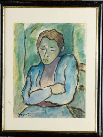 Maurice MONTET (1905-1997)
Sleeping Woman
Watercolor...