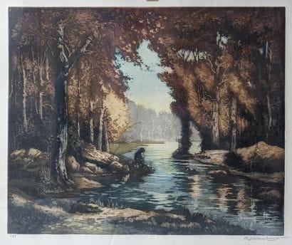 Gabriel SCHLUMBERGER (1864-1958)
Fisherman...