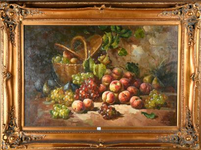 C. FINNEY (20th century) 
Peaches and bunches...