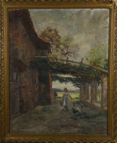 Gaston DUREL (1879-1954)
Young peasant woman...