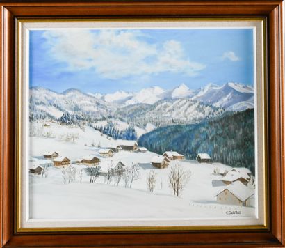 Claude THOMAS (born 1932)
Chalets in the...