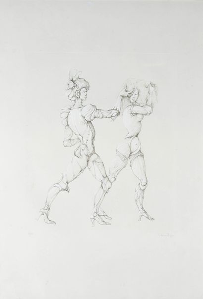Leonor FINI (1908-1996)
Surrealist figures
Etching...
