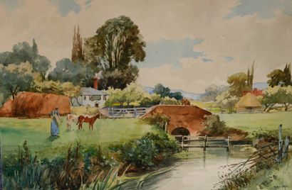 Francis GARAT (1853-1914)
Country landscape...