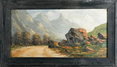 Paul GOBERT (1891-1963)
Mountain path near...