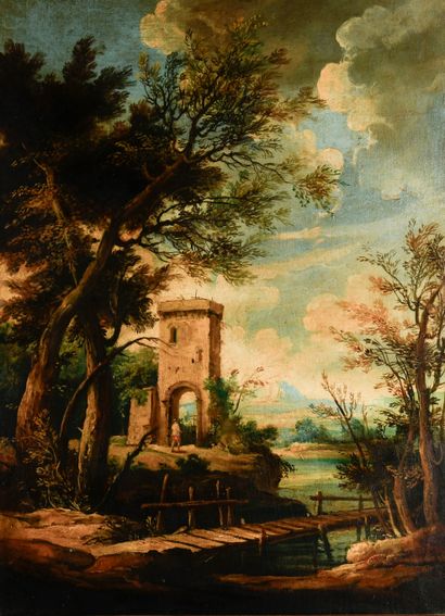 Italian school of the 20th century
Landscape...