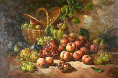 C. FINNEY (20th century) 
Peaches and bunches...