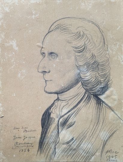 Ferdinand BAC (1859-1952)
Jean-Jacques Rousseau,...