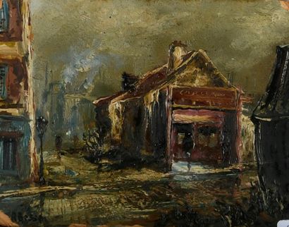 Raymond BESSE (1899-1996)
Le bistrot sur...