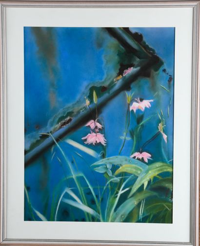 Marie-Claude BOLLAND (1938-2002)
Wild flowers
Pastel
53.5...