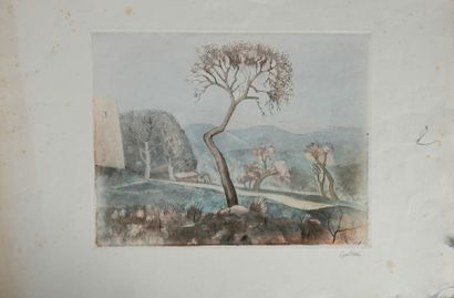 Othon COUBINE (1883-1969)
Spring landscape...