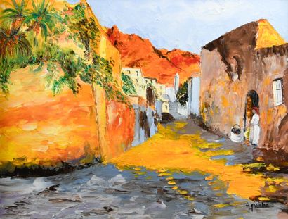 Michelle GOURLOO (born 1947)
Village at the...