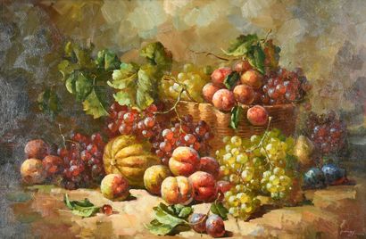 C. FINNEY (20th century)
Bunches of grapes...
