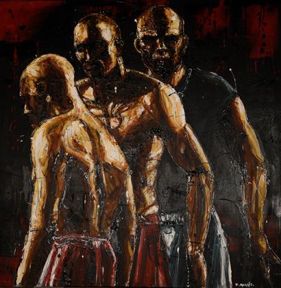 Frédéric ADRAIT (born 1973)
The boxers
Acrylic...