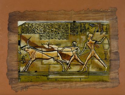 Contemporary Egyptian school 
Agrarian Labor...