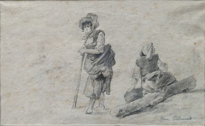 French school of the 19th century 
Study...