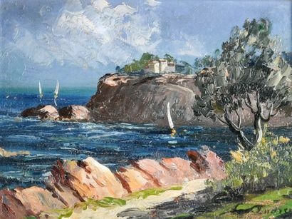 Louis ANDREY (20th century)
Sailboats near...