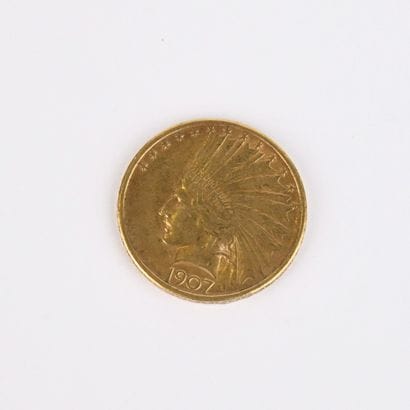 10 US Gold Dollars of 1907