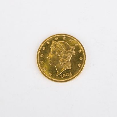 20 US Gold Dollars of 1904