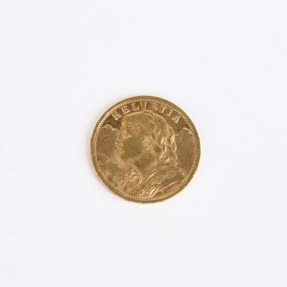 20 Francs Suisse en or 1900
