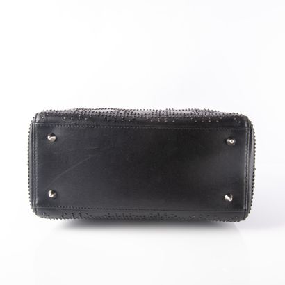 DIOR 
LADY DIOR bag in black leather with...