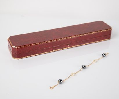 Bracelet in yellow gold (750 thousandths),...