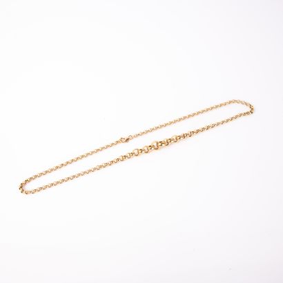 Necklace in yellow gold (750 thousandths),...