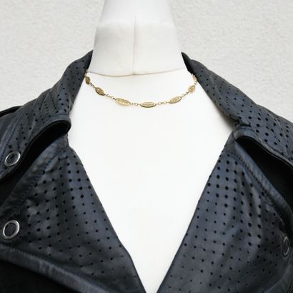 Necklace in 18 carat (750 thousandths) yellow...