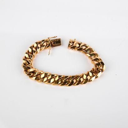 Bracelet in 18-carat (750 thousandths) yellow...