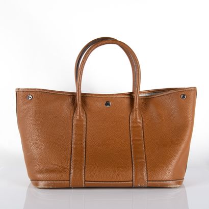 HERMES
Garden Party bag, in gold grained...